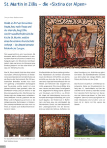 Vorschaubild Bericht Deckenmalereien Kirche St. Martin Zillis GR